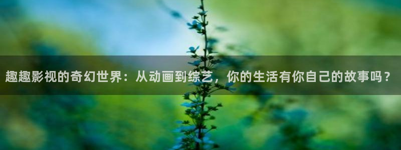 51视频.com：趣趣影视的奇幻世界：从动画到综艺，你的生活有你自己的故事吗？
